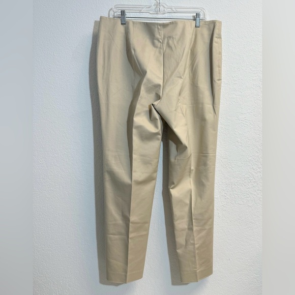 NWT Vince Camuto High Rise Tan Slacks Pants Womans 14 - Picture 2 of 8